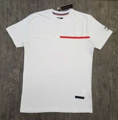 TOMMY - HILFIGER Mens T-Shirt (WHITE) (S - M - L - XL ) 