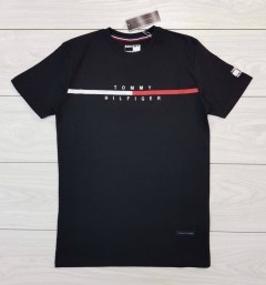 TOMMY - HILFIGER Mens T-Shirt (BLACK) (S - M - L - XL )