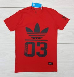 ADIDAS Mens T-Shirt (RED) (S - M - L - XL)