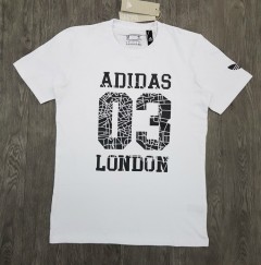 ADIDAS Mens T-Shirt (WHITE) (M - L - XL )