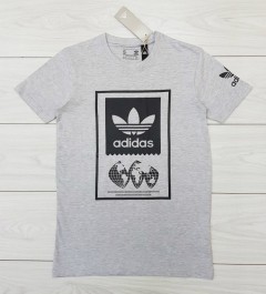 ADIDAS Mens T-Shirt (GRAY) (S - M - L - XL )