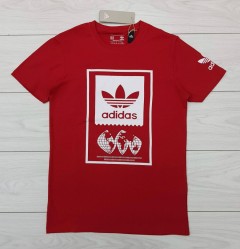 ADIDAS Mens T-Shirt (RED) (M - L - XL )