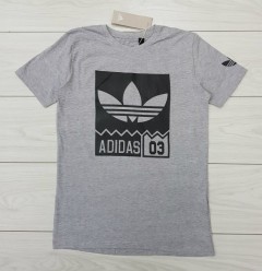 ADIDAS Mens T-Shirt (GRAY) (S - M - L - XL )