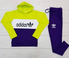 ADIDAS Ladies Sweatshirt And Pants (NAVY) (M - L - XL) 