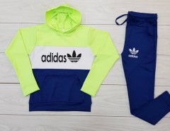 ADIDAS Ladies Sweatshirt And Pants (NAVY) (M - L - XL)