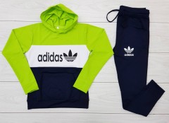 ADIDAS Ladies Sweatshirt And Pants (NAVY) (M - L - XL)