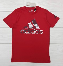 ADIDAS Mens T-Shirt (RED) (S - M - L - XL )