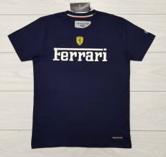 FERRARI Mens T-Shirt (NAVY) (S - M - L - XL ) 