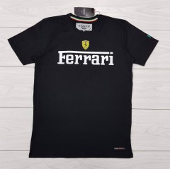 FERRARI Mens T-Shirt (BLACK) (S - M - L - XL )