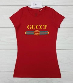 GUCCI Ladies T-Shirt (RED) (S - M - L - XL )