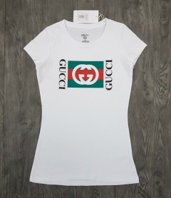 GUCCI Ladies T-Shirt (WHITE) (S - M - L - XL )