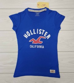 HOLLISTER  Ladies T-Shirt (BLUE) (S - M - L - XL )