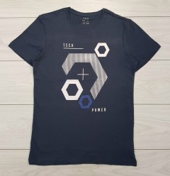 AM Mens T-Shirt (NAVY) (S - M - L - XL ) 