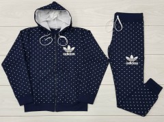 ADIDAS Ladies Sweatshirt And Pants (NAVY) (M - L - XL - XXL)