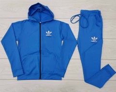 ADIDAS Ladies Sweatshirt And Pants (BLUE) (M - L - XL) 