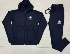 ADIDAS Ladies Sweatshirt And Pants (MIDNIGHT NAVY) (M - L - XL) 