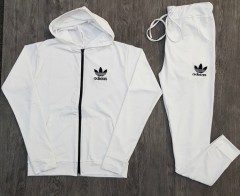 ADIDAS Ladies Sweatshirt And Pants (WHITE) (M - L - XL)