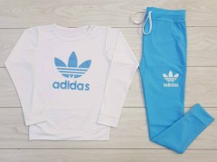 ADIDAS Ladies Full Sleeved Shirt And Pants (LIGHT BLUE) (M - L - XL)