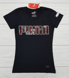 PUMA Ladies T-Shirt (BLACK) (S - M - L - XL ) 