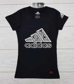 ADIDAS Ladies T-Shirt (BLACK) (S - M - L - XL ) 