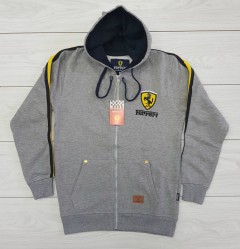 FERRARI Mens Sweatshirt (GRAY) (S - M - L - XL)