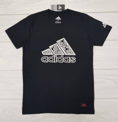 ADIDAS Mens T-Shirt (BLACK) (S - M - L - XL )