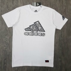 ADIDAS Mens T-Shirt (WHITE) (S - M - L - XL )