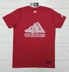 ADIDAS Mens T-Shirt (RED) (S - M - L - XL ) 