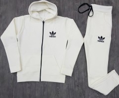 ADIDAS Ladies Sweatshirt And Pants (CRAEM) (M - L - XL)