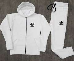 ADIDAS Ladies Sweatshirt And Pants (WHITE) (M - L - XL) 