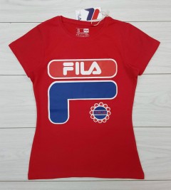 FILA Ladies T-Shirt (RED) (S - M - L - XL ) 