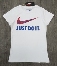 NIKE Ladies T-Shirt (WHITE) (S - M - L - XL ) 