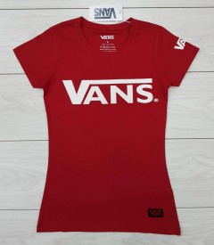 VANS Ladies T-Shirt (RED) (S - L)
