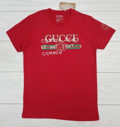 GUCCI Mens T-Shirt (RED) (S - M - L - XL )