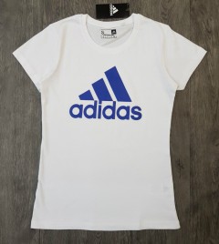 ADIDAS Ladies T-Shirt (WHITE) (S - M - L - XL ) 