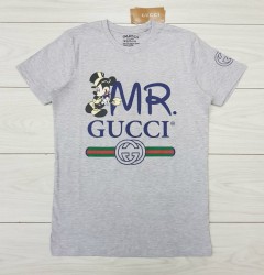 GUCCI  Mens T-Shirt (GRAY) (S - M - L - XL ) 