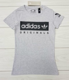 ADIDAS Ladies T-Shirt (GRAY) (S - M - L - XL ) 