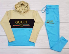 GUCCI Ladies Sweatshirt And Pants (BLUE) (M - L - XL)
