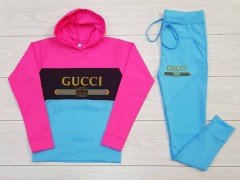 GUCCI Ladies Sweatshirt And Pants (BLUE) (M - L - XL)