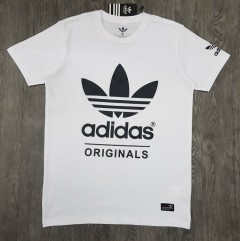 ADIDAS Mens T-Shirt (WHITE) (S - M - L - XL ) 