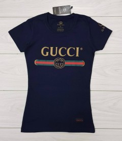 GUCCI Ladies T-Shirt (NAVY) (S - M - L - XL ) 