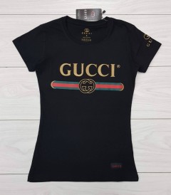 GUCCI Ladies T-Shirt (BLACK) (S - M - L - XL ) 