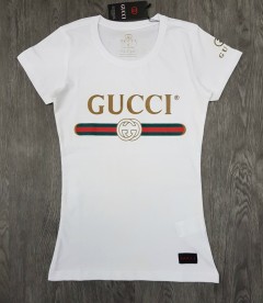 GUCCI Ladies T-Shirt (WHITE) (S - M - L - XL ) 