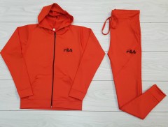 FILA Ladies Sweatshirt And Pants (ORANGE) (M - L - XL)