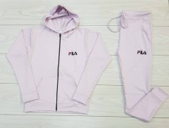 FILA Ladies Sweatshirt And Pants (LIGHT PURPLE) (M - L - XL) 