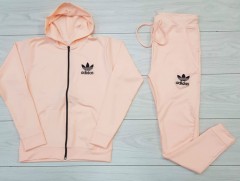 ADIDAS Ladies Sweatshirt And Pants (LIGHT PINK) (M - L - XL) 