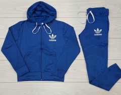 ADIDAS Ladies Sweatshirt And Pants (BLUE) (S - M - L - XL)