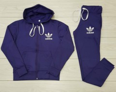 ADIDAS Ladies Sweatshirt And Pants (DARK BLUE) (S - M - L - XL)