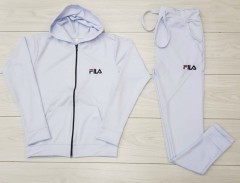 FILA Ladies Sweatshirt And Pants (LIGHT PURPLE) (M - L - XL) 
