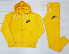 NIKE Ladies Sweatshirt And Pants (YELLOW) (S - M - L - XL) 